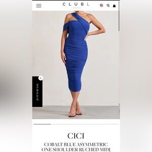 COPY - Club L London blue dress-brand new with tags
